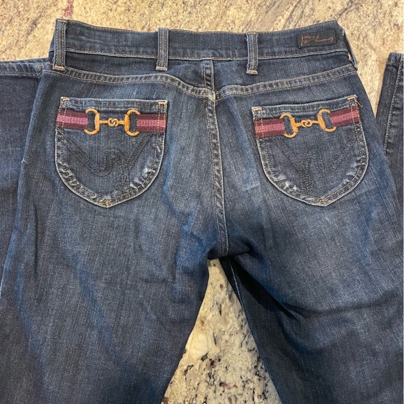 Citizens of Humanity Buckle Embroidery Jeans Size 25 - Picture 2 of 4